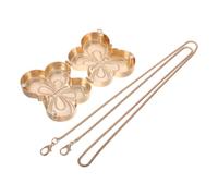 VALICLUD Schmetterlings Umhängetasche für Damen Gold Eisen mit Kette Abendclutch Formell für Verschiedene Anlässe und Shopping