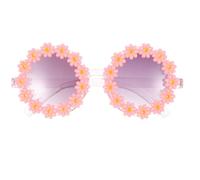 VALICLUD Sonnenblumen Sonnenbrille Für Junge Mädchen Lustige Kinderbrillen Für Partys Und Festivals Leichte Und Strapazierfähige Junge Mädchen-sonnenbrillen Für Kostüme Und Foto-requisiten