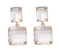 VALICLUD Stilvolle Kristall Ohrstecker Damen Ohrschmuck 925 Silber Nadel Zarte Modeschmuck Ohrringe Für Party Und Alltag