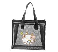 VALICLUD Strandtasche Aus Oxford-Stoff Große Netztasche Für Toilettenartikel Reisezubehör