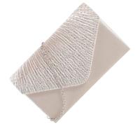 VALICLUD tasche braut boho, hochzeits clutch, Strass Umschlagtasche, Polyester, Beige, Hochzeit, Bankett, geräumige Abendtasche