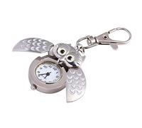 VALICLUD Taschenuhr Damen mit Cartoon Motiv Eule aus Legierung Praktische und Dekorative Retro Taschenuhr im Niedlichen Design für Alltag und Geschenk