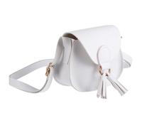 VALICLUD Umhängetasche Kleiner Crossbody Tasche aus PU mit Quasten für Mädchen Freizeit Alltag Prinzessin Design Kleine Schultertasche