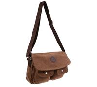 VALICLUD Vintage Herren Umhängetasche aus Canvas mit Einfachem Design Praktische Schultertasche zum Arbeiten und Einkaufen Stilvolle Freizeit Tasche für Männer