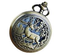 VALICLUD Vintage Taschenuhr Herren Metall Legierung Retro Ziffernschutz Kratzfest Tragbare Uhr für Männer und Frauen Partydekoration