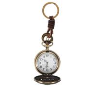 VALICLUD Vintage Taschenuhr Leichte und Genaue Herren Taschenuhr aus Legierung mit Kette im Retro Stil als Klassische Dekoration und Geschenk