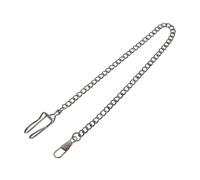 VALICLUD Vintage Taschenuhrkette aus Metalllegierung Elegante Herren Uhrenkette mit Karabiner Klassische Anzugkette für Formelle Anlässe und Freizeit