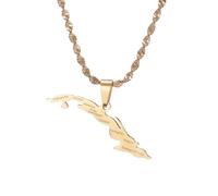 VALKEM Accessoires für Damen und Herren Kuba Karte Mit Städten Halsketten Frauen,Karte von Kuba Charm Anhänger Kubanischer Schmuck Hochzeitstag, Valentinstag, Weihnachten Geburtstagsgeschenk