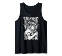 Valkyrie Viking Starke Frau Weibliche nordische Krieger-Raben Tank Top