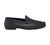 Valleverde 11852 Mokassin für Herren, Leder, Braun oder Schwarz, bequemer Schuh, geeignet für alle Gelegenheiten. Frühling/Sommer 2020., Schwarz - Schwarz - Größe: 45 EU