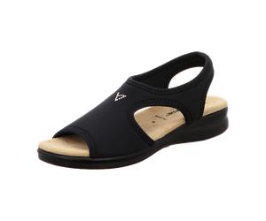 Valleverde Bequeme Sandalen für Damen, schwarz, Größe 41 EU