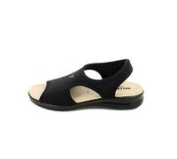 Valleverde Sandalen Frau in Schwarz Synthetik 25322. EIN bequemer Schuh für alle Gelegenheiten geeignet. Frühling Sommer 2020 EU 35