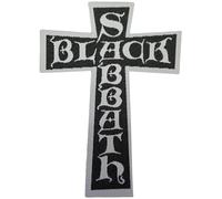 value-merch 1x Schwarz Black Sabbath Dekopatch Gothic Musik Aufbügeln Normal Patch