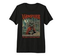 Vampurr: Der Fluch von Cawthorne Manor, Gothic-Grafik Premium T-Shirt