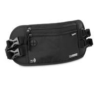 VAN BEEKEN RFID-Reise-Geldgürtel, versteckter Geldgürtel für Reisen für Damen und Herren, Reisegürtel, Geldtasche, schlanke Reise-Gürteltasche, Hüfttasche, Geldbörse, Gürteltasche, Schwarz,