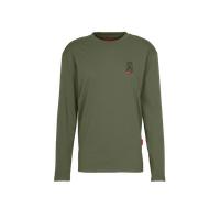 Van Deer - T-shirt mit langen ärmeln aus Baumwolle - Essential Longsleeve Khaki für Herren aus Baumwolle - Größe XL Khaki XL