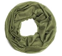 Van Der Rich ® - Loop Weicher Pailletten-Schlauchschal - Damen (HellKhaki)