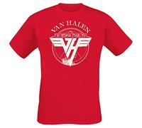 Van Halen 1979 Tour Männer T-Shirt rot XXL 100% Baumwolle Band-Merch, Bands