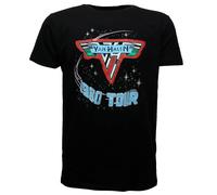 Van Halen 1980 Tour T-Shirt Schwarz - Offizielles Merchandise | Popmerch.com S Schwarz