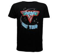 Van Halen 1980 Tour T-Shirt Schwarz - Offizielles Merchandise | Popmerch.com XL Schwarz
