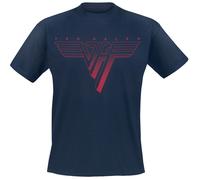 Rock Off Trade T-Shirt Van Halen Classic Red Logo – 100% Baumwolle – Herren Navy XL