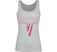 Van Halen Red Logo Top heather grey in L
