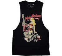 Van Halen Running with The Devil Weste Top L
