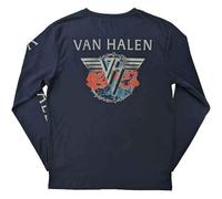 Van Halen T Shirt 84 Tour Nue offiziell Unisex Navy Blau Long Sleeve XXL
