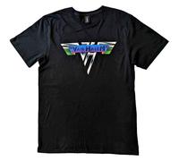 Van Halen T Shirt Original Band Logo Nue offiziell Unisex Schwarz XXL