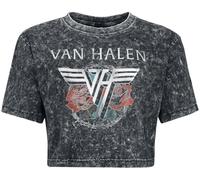 Van Halen Tour 1984 Frauen T-Shirt grau L 100% Baumwolle Band-Merch, Bands