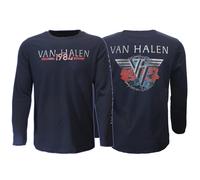 Van Halen Tour 1984 Langarm-T-Shirt XXL Blau