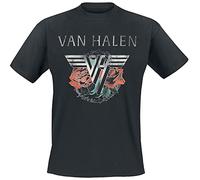 Van Halen Tour 1984 Männer T-Shirt schwarz L 100% Baumwolle Band-Merch, Bands