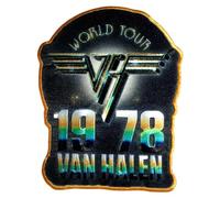 Van Halen World Tour 1978 Woven Patch One Size
