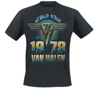 Van Halen World Tour '78 T-Shirt schwarz in S