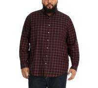 Van Heusen Herren Big and Tall Wrinkle Free Long Sleeve Shirt Hemd mit Button-Down-Kragen, Roter Pinot Noir, 4X-Large Hoch