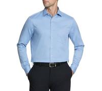 Van Heusen Herren Dress Shirt Regular Fit Flex Collar Stretch Solid Smokinghemd, Blue Frost, 44 cm Hals 81/84 cm Ärmel (XL)