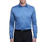 Van Heusen Herren Dress Shirt Regular Fit Flex Collar Stretch Solid Smokinghemd, Dusty Blue, 43 cm Hals 81 cm-84 cm Ärmel