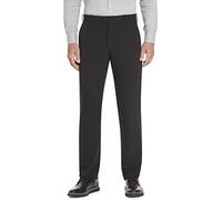 Van Heusen Herren Flex Flacher Vorderseite, Gerade Passform Lssige Hose, schwarz, 34W / 34L