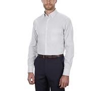 Van Heusen Herren Pinpoint Regular Fit Stripe Button Down Collar Dress Shirt Klassisches Hemd