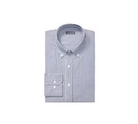 Van Heusen Herren Pinpoint Regular Fit Stripe Button Down Collar Dress Shirt Klassisches Hemd