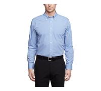 Van Heusen Herren Regular Fit Gingham Button-down-Kragen Kleid Klassisches Hemd, Immergrün, 18.5"-19" Neck 36"-37" Sleeve