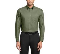 Van Heusen Herren Oxford Uni Freizeithemd Regular Fit Klassisches Hemd, Dunkelgrün, 16.5"-17" Neck 34"-35" Sleeve