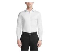 Van Heusen Men's Dress Shirt Slim Fit Ultra Wrinkle Free Flex Collar Stretch, White, 16"-16.5" Neck 32"-33" Sleeve