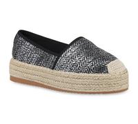 VAN HILL Damen Slippers Plateau Espadrilles Metallic Freizeit Plateauschuhe 833833