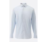 van Laack Beasyness Slim Fit Jerseyhemd hellblau, Einfarbig