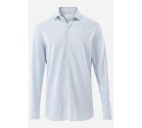 van Laack Beasyness Slim Fit Jerseyhemd hellblau, Gestreift