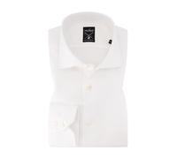 van Laack Hemd Herren Slim Fit Langarm Baumwolle Weiß, 41