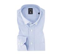 van Laack Hemd Herren Slim Fit Langarm Oxford blau, 42