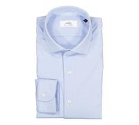 van Laack Hemd Herren Slim Fit Langarm Jersey blau, M