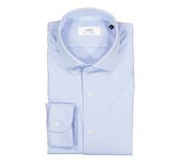 van Laack Hemd Herren Slim Fit Langarm Jersey blau, XXL
